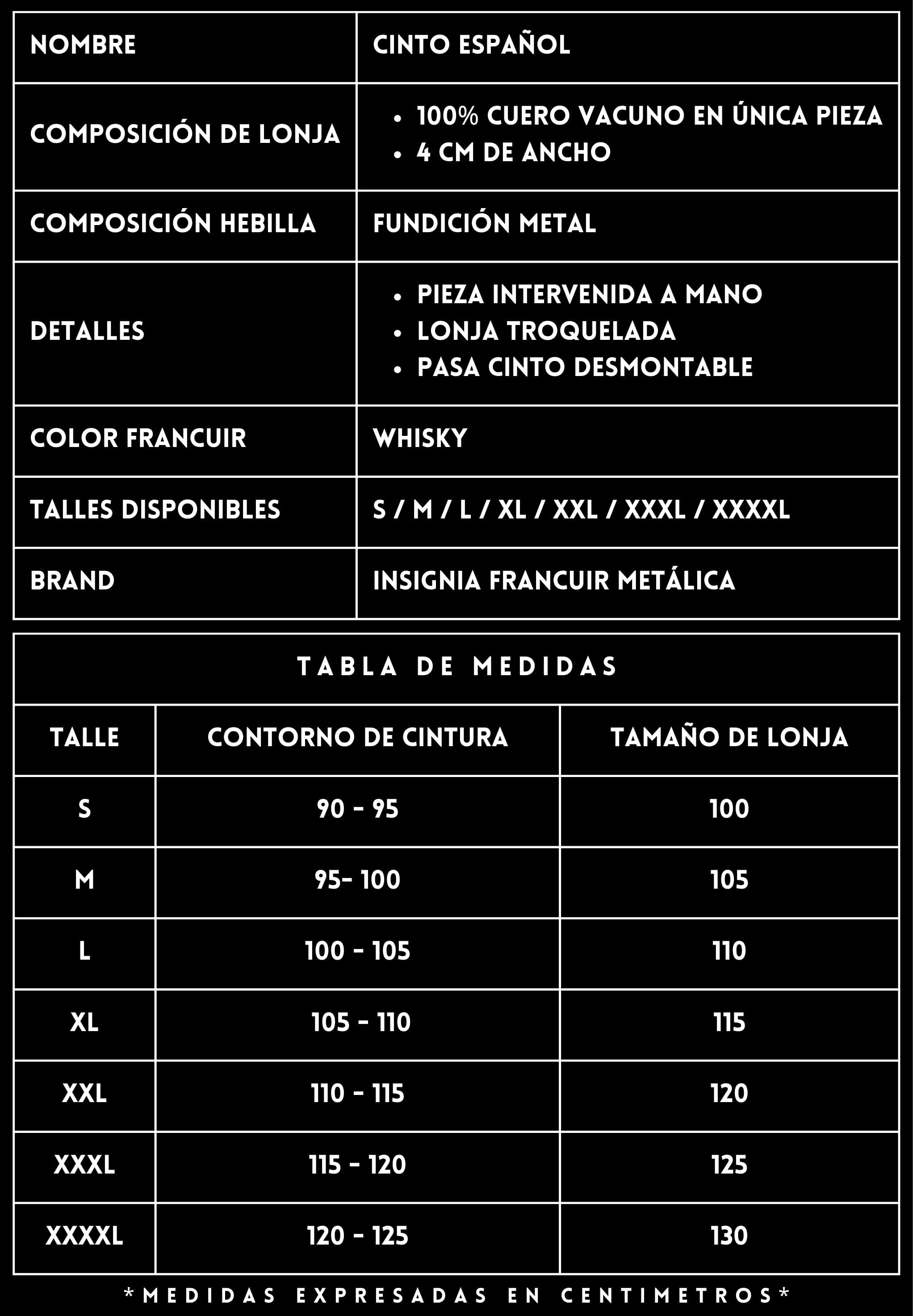 FICHA TÉCNICA_CINTO DE CUERO ESPAÑO_WHISKY_FRANCUIR